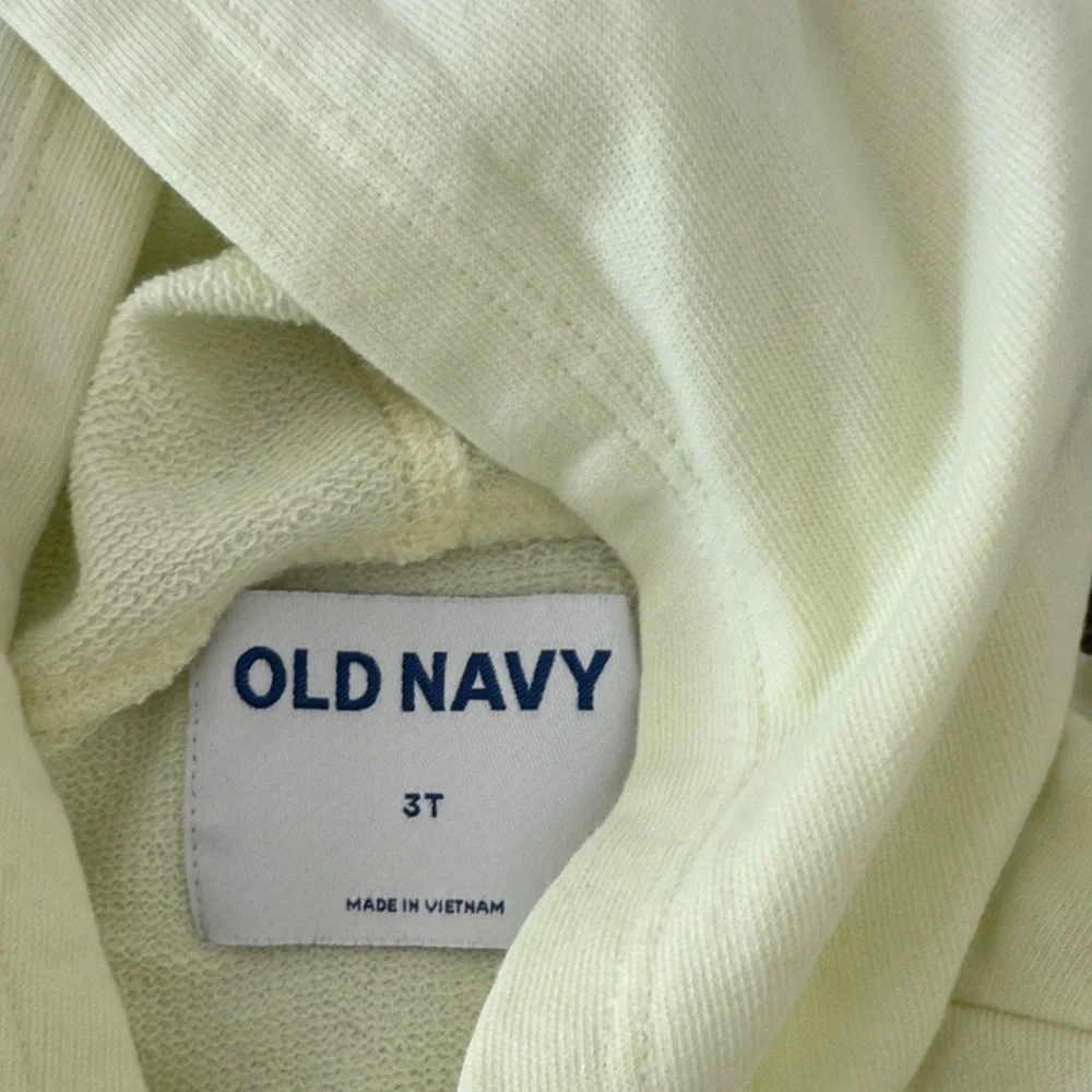 NWT Old Navy trendy Gender Neutral Tie Dye Dip Dyed Sunshine Crew Kids Hoodie